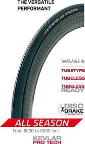 img 2 attached to 🚲 Hutchinson Fusion 5 All Season: Supreme Tubeless Ready Road Tire