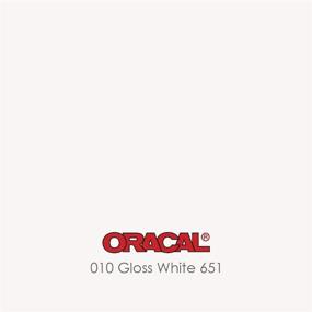 img 2 attached to 🌟 12x15 Feet Glossy White Permanent Vinyl Roll - ORACAL 651 for Enhanced SEO