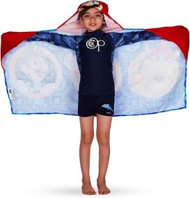 img 3 attached to 🏖️ Детский магазин для дома: хлопковое махровое полотенце с капюшоном Франко Бич