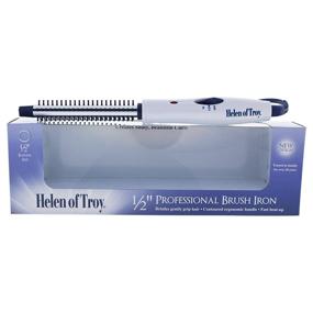 img 3 attached to 💁 Helen of Troy 1512 0.5 Inch Barrel Brush Iron in White