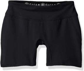 img 1 attached to 💃 Active and Stylish: Gaiam Girls Yoga Short Black - Ideal Clothing for Energetic Girls