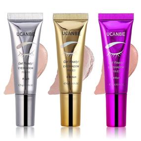 img 4 attached to 👁️ UCANBE Eyeshadow Primer Set: Prevent Oily Lids, Creasing, and Fine Lines! Waterproof, Long Lasting & Crease-free Eye Makeup Base for All Shadows