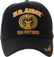 exclusive us army retired baseball cap - numerous ranks offered! логотип