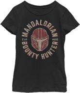 🌟 star wars girls' crew tee: empowering girls with the force logo