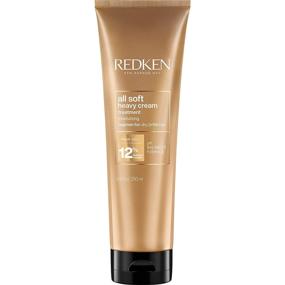 img 4 attached to 💆 Redken All Soft Heavy Cream Super Treatment - Deep Conditioner for Dry Hair, Softening and Smoothing Hair Treatment - 8.5 Fl Ounce