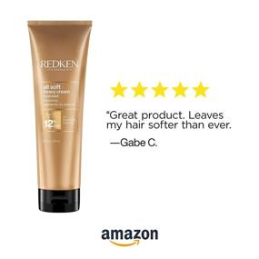 img 1 attached to 💆 Redken All Soft Heavy Cream Super Treatment - Deep Conditioner for Dry Hair, Softening and Smoothing Hair Treatment - 8.5 Fl Ounce