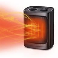 r.w.flame electric portable space heater with thermostat - 3 modes, safe & quiet for office, desk & indoor use logo