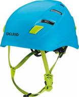 edelrid er72037 bl zodiac climbing helmet logo