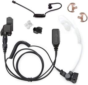 img 1 attached to 🎧 Motorola XTS Series Radio Earpiece with EP1323QR Quick Release Hawk Lapel Mic: The Ultimate Police Surveillance Headset + Exclusive Accessory Pack