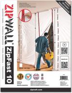 🚧 zipwall zf10 zipfast reusable barrier panel: versatile 10-feet dust barrier solution логотип