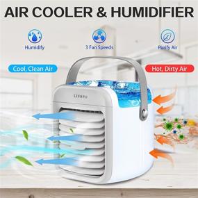 img 3 attached to Portable Air Conditioner LISOPO Rechargeable Heating, Cooling & Air Quality in Air Conditioners