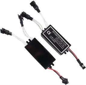 img 3 attached to High Power Replacement Inverter for BMW, Mazda, Lexus, and Infiniti Angel Eye Ring Lights – 4 Outputs, 12V Female Ballast, Up to 300mm