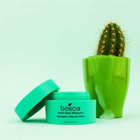 img 1 attached to Boscia Cactus Water Moisturizer - Vegan, Cruelty-Free, Natural Clean Skincare: Cactus & Aloe Vera Gel Hydrating Face Moisturizer, 1.61 fl Oz