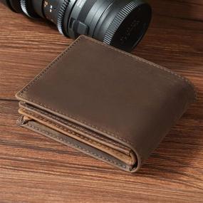 img 1 attached to Polare Blocking Leather Bifold Wallet - Men's Accessories for Wallets, Card Cases & Money Organizers