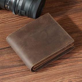 img 2 attached to Polare Blocking Leather Bifold Wallet - Men's Accessories for Wallets, Card Cases & Money Organizers