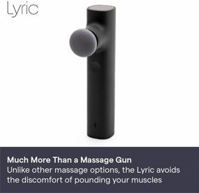 img 3 attached to 🔸 Lyric Therapeutic Massager with Rhythm Therapy™ – Muscle Pain Relief & Relaxation, Compact & Lightweight, Wi-Fi Connectivity, Android/iOS Smartphone Compatibility, Granite