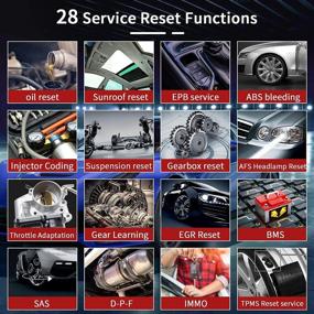 img 2 attached to 🛠️ Thinktool Mini All System Diagnostic Scanner - 28 Service Reset Functions, Bi-Directional Test, ECU Coding (Optional) - Car Scanner with ABS Bleeding & Oil Light Service