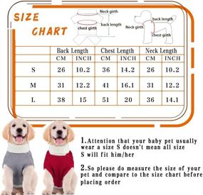 img 3 attached to Leash Hole Turtleneck Knitwear Small Dog Sweaters - Warm, Soft, and High Stretch Pet Clothes for Fall Winter - Perfect for Boys, Girls, Kittens, and Puppies