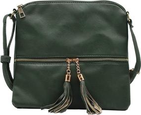 img 4 attached to Lightweight Crossbody Shoulder Handbag Leather Women's Handbags & Wallets and Shoulder Bags