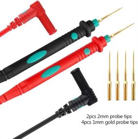 img 3 attached to Micsoa Multimeter Test Leads Kit, 16-Piece Set with Alligator Clips and Replaceable Probes, Digital Multimeter Leads for Enhanced Accuracy and Convenience