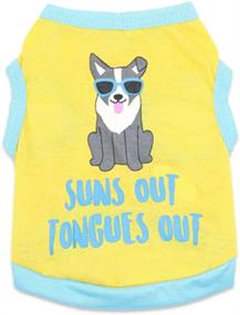 img 2 attached to 🐶 DroolingDog Small Dog Cute Shirts Pack of 6 - Pet T Shirt Cat Clothes for Dogs