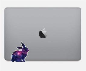 img 1 attached to Bunny Sticker Galaxy Stickers Laptop