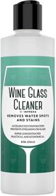 img 4 attached to 🍷 Premium Concentrated Unscented Wine Glass Cleaning Liquid | Streak-Free Solution for Water Spots, Stains, and Cloudy Glass | Ideal for Wine Enthusiasts | Made in USA