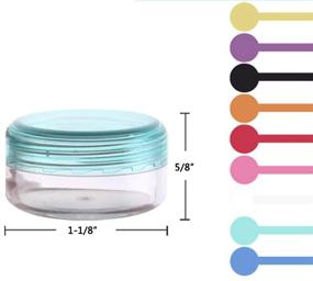 img 2 attached to 💄 Yueton Containers Eyeshadow Cosmetic Container