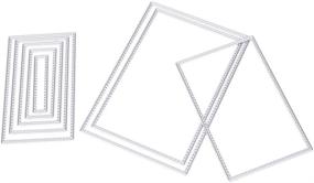 img 1 attached to 🔲 Enhance Your Scrapbooking with Buytra Cutting Stencil Rectangle