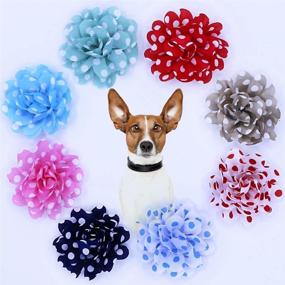 img 1 attached to 🌸 PRUNS Dog Flowers Collar: Stylish Pet Charms for Cat and Puppy Accessories - Enhance Grooming with Bowtie Decoration