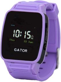 img 4 attached to Caref GPS Phone Watch: Stay Connected and Safe with the Stylish Purple Edition