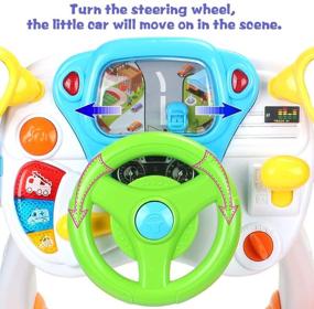 img 2 attached to 🚗 AMOSTING Pretend & Play Ride On Toys: Educational Baby Driver Toy Cars for Toddler Boys and Girls