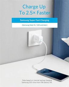 img 3 attached to 🔌 Зарядное устройство Anker USB C: 45W PIQ 3.0 Зарядное устройство типа C для MacBook Pro, Galaxy S20/S20+, iPhone 11/Pro/XR/Xs/X и других