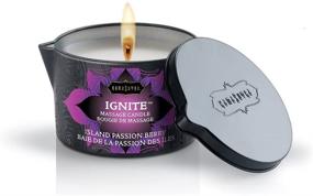 img 4 attached to 🍓 Experience Pure Pleasure with Kama Sutra's Island Passion Berry Massage Oil Candle - 6 Ounce