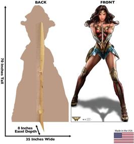 img 3 attached to 🦸 Wonder Woman (2017 Film) Life Size Cardboard Cutout Standup - Cardboard People Wonder Woman
