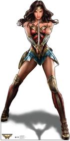 img 4 attached to 🦸 Wonder Woman (2017 Film) Life Size Cardboard Cutout Standup - Cardboard People Wonder Woman