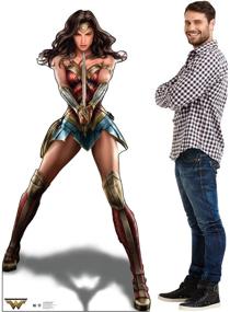 img 2 attached to 🦸 Wonder Woman (2017 Film) Life Size Cardboard Cutout Standup - Cardboard People Wonder Woman