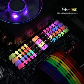 img 3 attached to Улучшите свой игровой опыт с модулем оперативной памяти v-Color Prism RGB DDR4 16 ГБ (2 х 8 ГБ) 3200 МГц для настольного компьютера - серый