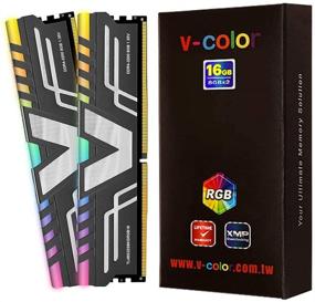 img 1 attached to Улучшите свой игровой опыт с модулем оперативной памяти v-Color Prism RGB DDR4 16 ГБ (2 х 8 ГБ) 3200 МГц для настольного компьютера - серый