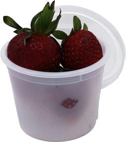 img 4 attached to 🥡 Vito's renowned Deli Container - 4 Ounce (Pack of 50) with convenient Lid