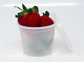 img 3 attached to 🥡 Vito's renowned Deli Container - 4 Ounce (Pack of 50) with convenient Lid