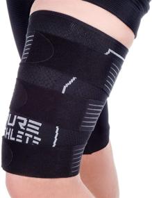 img 4 attached to Thigh Compression Sleeve Adjustable Hamstring