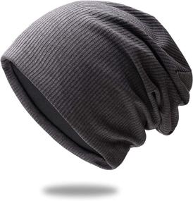 img 4 attached to 🧢 Quality Knit Beanie: Trendy and Stylish Hat with Breathability and Elasticity for Ultimate Comfort