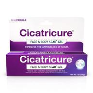 💆 cicatricure scar gel for face and body - 1 ounce logo