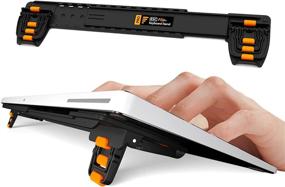 img 4 attached to 🖥️ ESC Flip PRO Keyboard Stand: Эргономичное решение для печати на столе - регулируемое, наклонное, нескользящее, удлиняемое