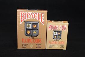 img 2 attached to Retro Gaming Delight: Home Run Games 8-Bit Mini Gold Playing Cards