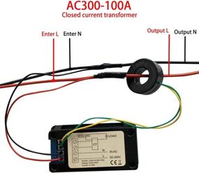 img 3 attached to 🔌 AC 6-in-1 Digital Ammeter Voltmeter Power Energy Meter Tester Monitor - 110V, 50V~300V, 100A, Watt, KWH, Temperature, Voltage, Time - Multimeter for Electricity Usage