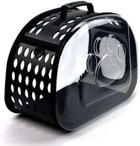 img 4 attached to 🐱 Yafeco Transparent Pet Carrier Package, Innovative Space Capsule Bags for Cats and Puppies, Ideal for Travel, Hiking, Walking & Outdoor Use
