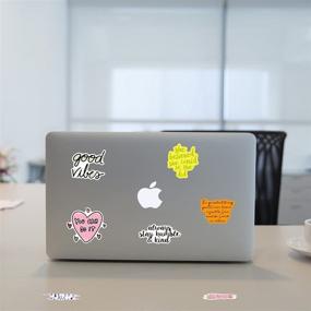 img 1 attached to 🎉 100-Piece Inspirational Stickers | Vinyl Waterproof Water Bottle Stickers | Positive Reward Motivational Stickers for Teens & Students | Hydro Flask Laptop Computer Decoration