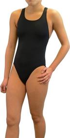 img 4 attached to Adoretex Womens Strap Swimsuit Navy 28 Sports & Fitness for Water Sports